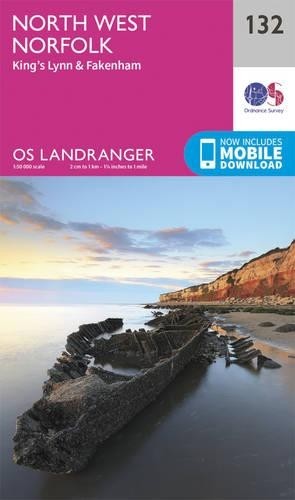 North West Norfolk, King’s Lynn & Fakenham (Map) OS Landranger Map