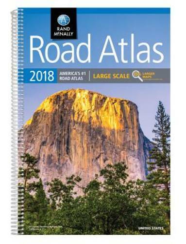 2018 Rand McNally Large Scale Road Atlas (Rand Mcnally Large Scale Road A – GOOD