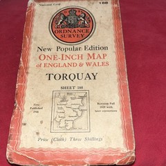 1946 OS Ordnance Survey 1″ Popular