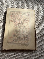 Ordnance Survey 10 inch cloth map Ancient Britain: South Sheet (1st Ed 1951)