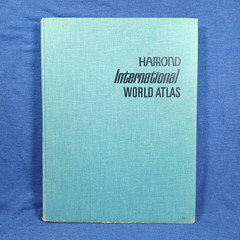 Hammond International World Atlas 1966 Edition Hardcover Book with Dust Jacket