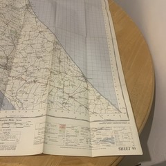 Ordnance Survey One Inch Map Sheet 99 Hull OS