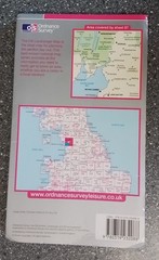 OS Ordanance Survey Landranger Maps No 89 ,90, 96 & 97.