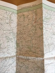 1987 Ordnance Survey Pathfinder Map 970 SO 06/16 Llandrindod Wells (incl Nantmel