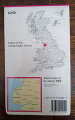 Ordnance Survey Landranger Map Sheet 102 Preston & Blackpool 1988. T3