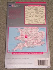 OS Ordnance Survey Landranger Map Sheet 149 Hereford & Leominster – 2011 edn
