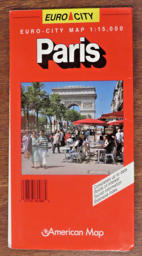 Paris (Euro City Map S.) by Reise- Und Verkehrsverlag Paperback / softback Book