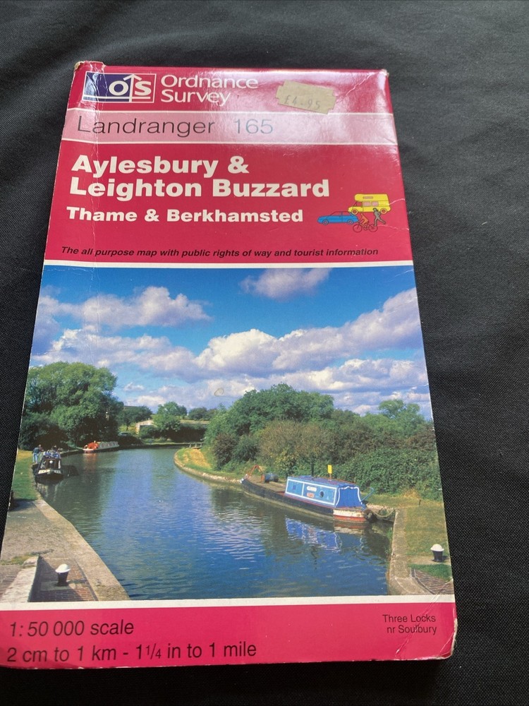 Aylesbury & Leighton Buzzard Ordnance Survey OS Landranger Map #165 1:50 (1231)