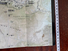 Grand Canyon Map Arizona National Park Service 2001