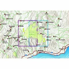 Spain, Sierra de las Nieves Natural Park Map and Guide walking cycling hiking