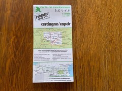 WALKING HIKING MAP-PYRENEES CARTE NO 8 CERDAGNE – CAPCIR 1991