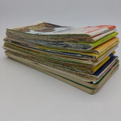 Bundle X 14 Road Maps and Tourist Guides France – mostly Michelin Yellow Series