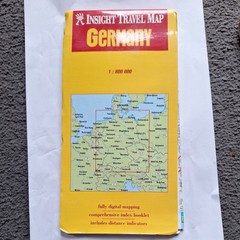 Insight Travel Map of Germany + city plans – 1:800,000