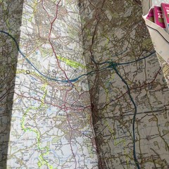 Ordance Survey Map X35 Joblot Bundle Assorted Locations Used Highlighted