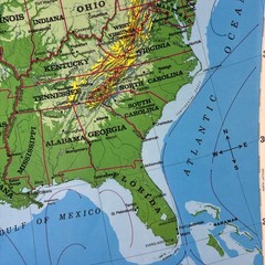 17″ x 22″ Rand McNally Markable Map of United States Two-Sided Pre-owned