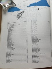 DeLorme Maine 115 Fishing Maps Lakes, Ponds, Counties, Towns, Depths, Fish 1980