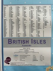 Large British Isle Wall Planning Map 1:600.000 2007 Maps Intern. Write On Wipe