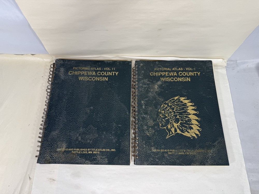 1991 Pictorial Atlas of Chippewa County Wisconsin Volumes I And II