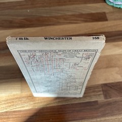 WINCHESTER Sheet 168 1945 CLOTH Sixth Edition Ordnance Survey 1 Inch