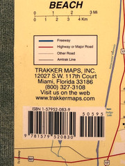 Rand McNally, TRAKKER Easy to Fold: South Carolina, Alabama State Laminated Map