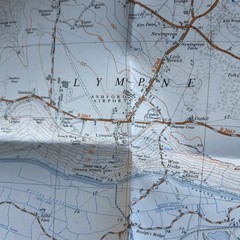 HYTHE Kent – ORDNANCE SURVEY First Series 1:25,000 1960 TR13 Ashford Airport