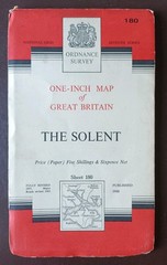1960s Seventh Series. Sheet 180 The Solent.