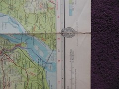 Vintage 1955 Bartholomew Wye Valley Sheet 13 Map Hereford Gloucester Cheltenham