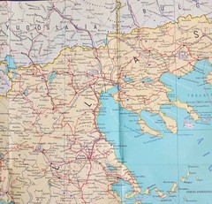 Hellas – Greece Map • N & K Gouvoussis (1966).