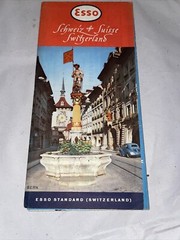 Lot Of 10 Vintage C. 1970s 80s Mostly Europe Travel Maps, Esso, BP Ect