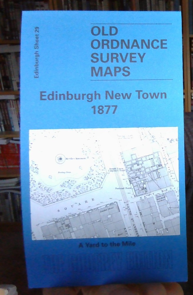 MAP OF Edinburgh New Town 1877: Edinburgh Sheet 29 by Barbara Morris NEW