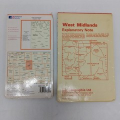 Bundle X20 Road/Leisure/Street Maps & Guides, Staffordshire/Shropshire, O/S etc