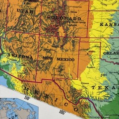 17″ x 22″ Rand McNally Markable Map of United States Two-Sided Pre-owned