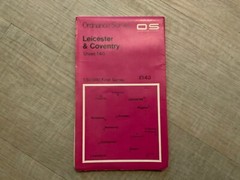 OS Ordnance Survey Landranger map sheet 140 – LEICESTER & COVENTRY – 1974