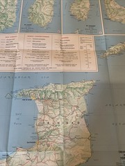 Esso The Caribbean With The Bahamas And Bermudan Map 1956