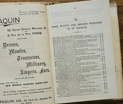 Original 1899 Cook’s Historical and Literary Map of London Advertising