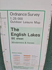 OS Maps Ordnance Survey Outdoor Leisure The English Lakes South East Sheet
