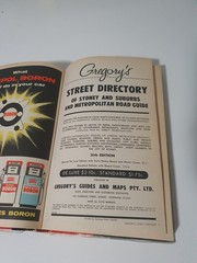 gregory’s sydney’s street directory 60s 70s for the last 30 years