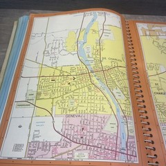 Chicagoland Atlas 1980 Chicago Suburbs Counties Maps Spiral