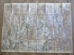 Topographical Atlas of Switzerland Theodulpass Map 1944 Swiss Matterhorn Mount
