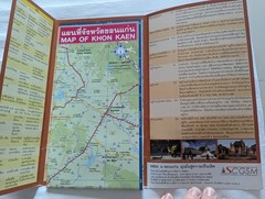 Khon Kaen; Provinz & City Map