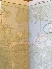 1987 Ordnance Survey Pathfinder Map 521 NY 68/78 Kielder Water (incl Falstone )