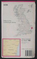 Ordnance Survey Landranger Map 156: Saxmundham, Aldeburgh & surrounding area.