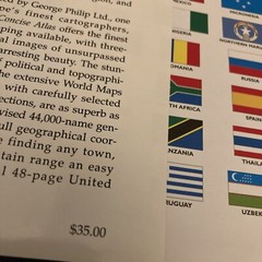 Concise Atlas of the World (1995, Hardcover) 2nd Edition Excellent Condition
