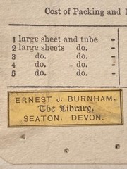 Ordnance Survey Large Sheet Series Map Of Lyme Regis Sheet 142 – 1” To A Mile
