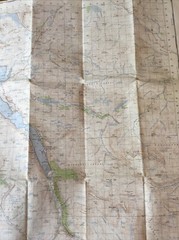 1962 Ordnance Survey One Inch Seventh Series Map 20 Ullapool (incl Ardcharnich )