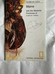 National Geographic, Folded Map,1975, Maine & Maritime Provinces
