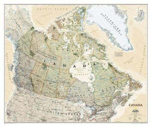 Nat Geo Maps Canada Executive Map [Laminated] (Map) (UK IMPORT)