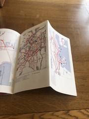 Vintage AA 1981 Throughway Town Plans Map Of France