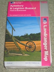 Ordnance Survey Landranger Map Sheet 165 Aylesbury & L. Buzzard – 2006 Laminated
