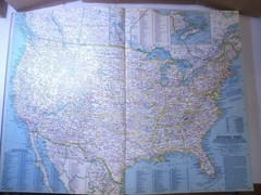 1975 Natural Geographic Atlas Of The World Fourth Edition 330 Pages